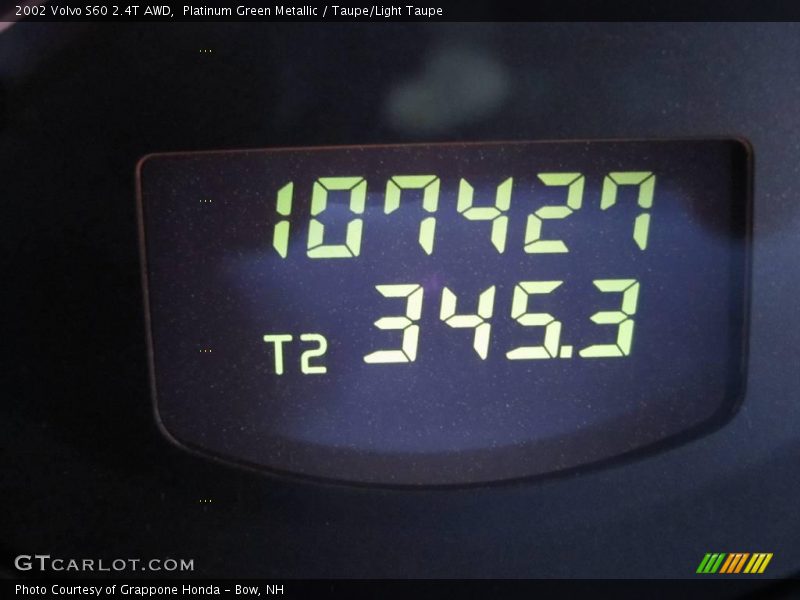 Platinum Green Metallic / Taupe/Light Taupe 2002 Volvo S60 2.4T AWD