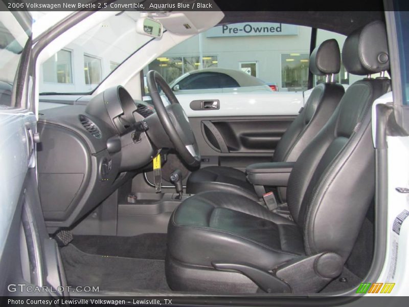 Aquarius Blue / Black 2006 Volkswagen New Beetle 2.5 Convertible