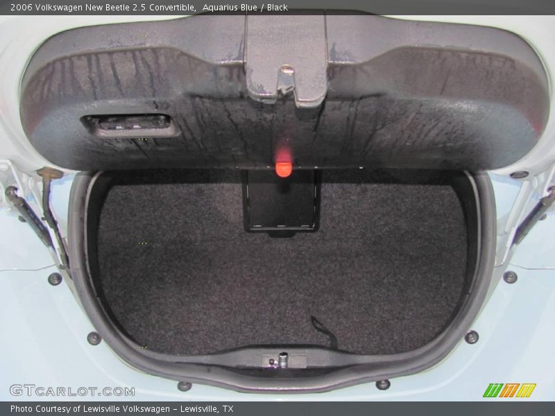 Aquarius Blue / Black 2006 Volkswagen New Beetle 2.5 Convertible