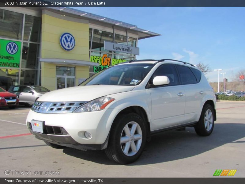 Glacier White Pearl / Cafe Latte 2003 Nissan Murano SE