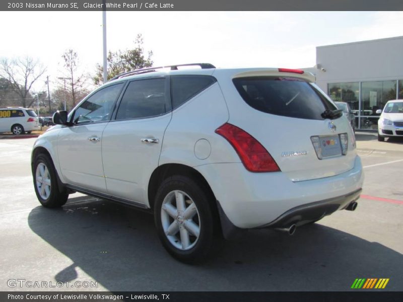 Glacier White Pearl / Cafe Latte 2003 Nissan Murano SE