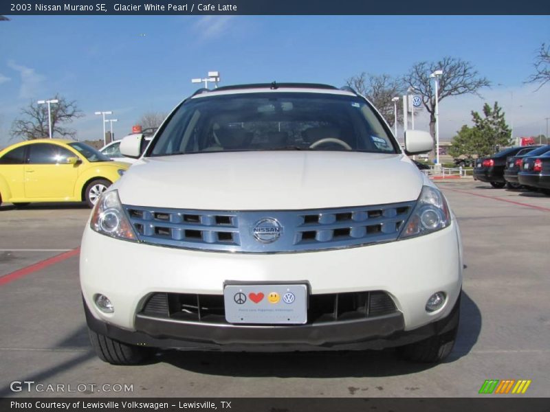Glacier White Pearl / Cafe Latte 2003 Nissan Murano SE