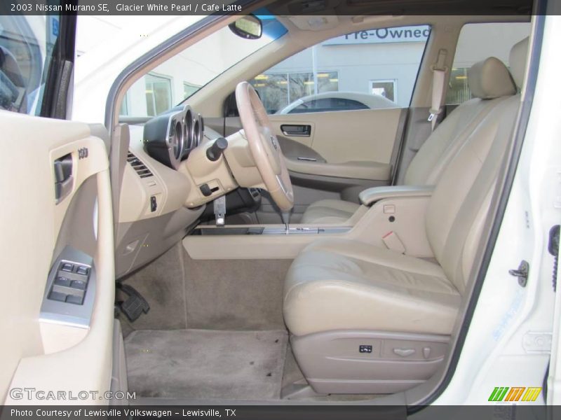 Glacier White Pearl / Cafe Latte 2003 Nissan Murano SE