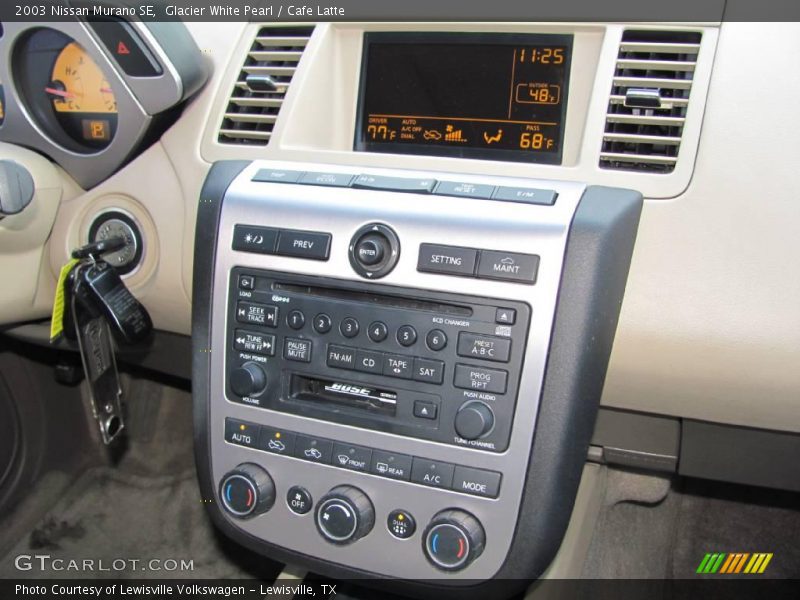 Glacier White Pearl / Cafe Latte 2003 Nissan Murano SE