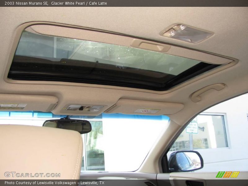 Glacier White Pearl / Cafe Latte 2003 Nissan Murano SE