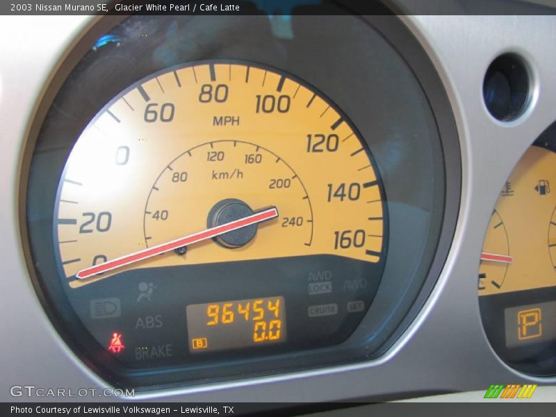 Glacier White Pearl / Cafe Latte 2003 Nissan Murano SE