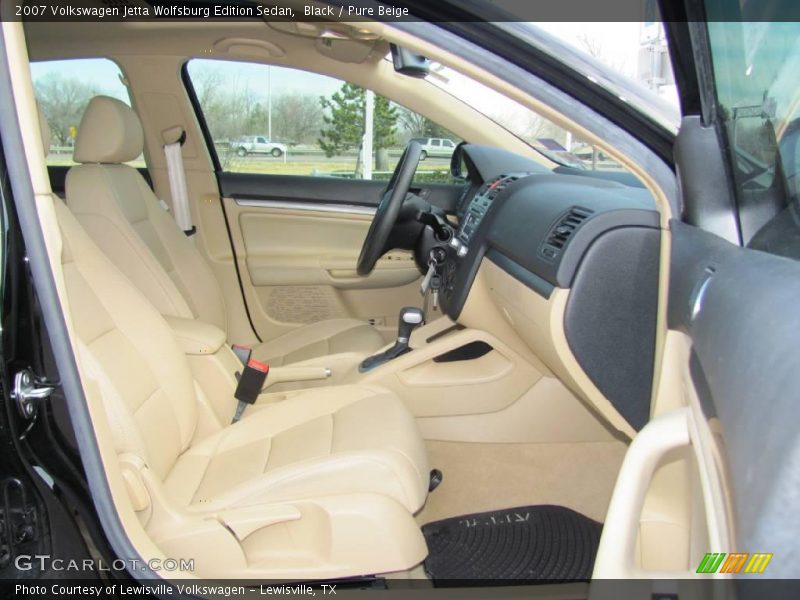 Black / Pure Beige 2007 Volkswagen Jetta Wolfsburg Edition Sedan