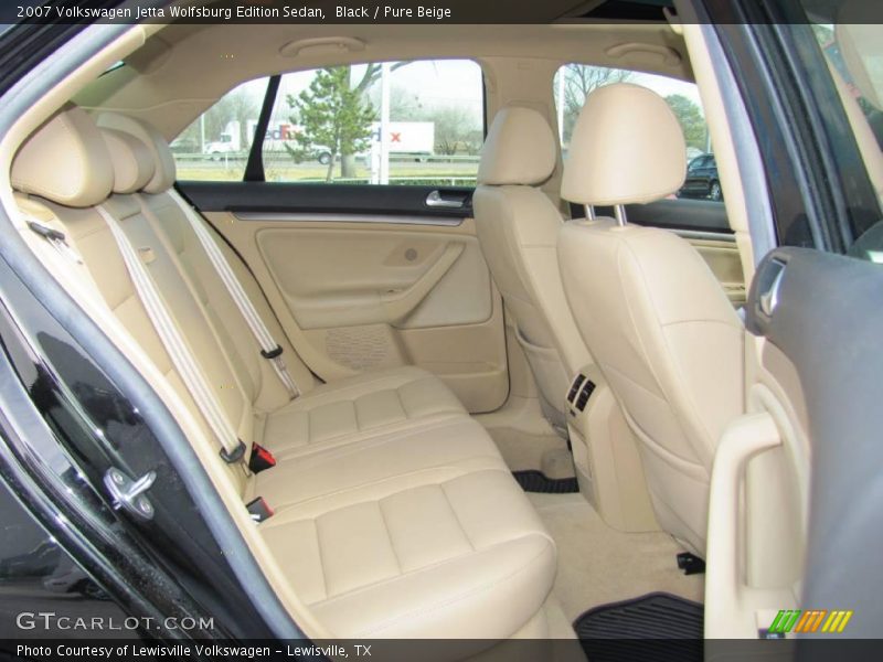 Black / Pure Beige 2007 Volkswagen Jetta Wolfsburg Edition Sedan