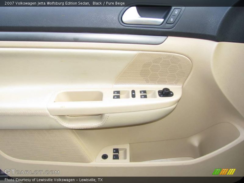 Black / Pure Beige 2007 Volkswagen Jetta Wolfsburg Edition Sedan