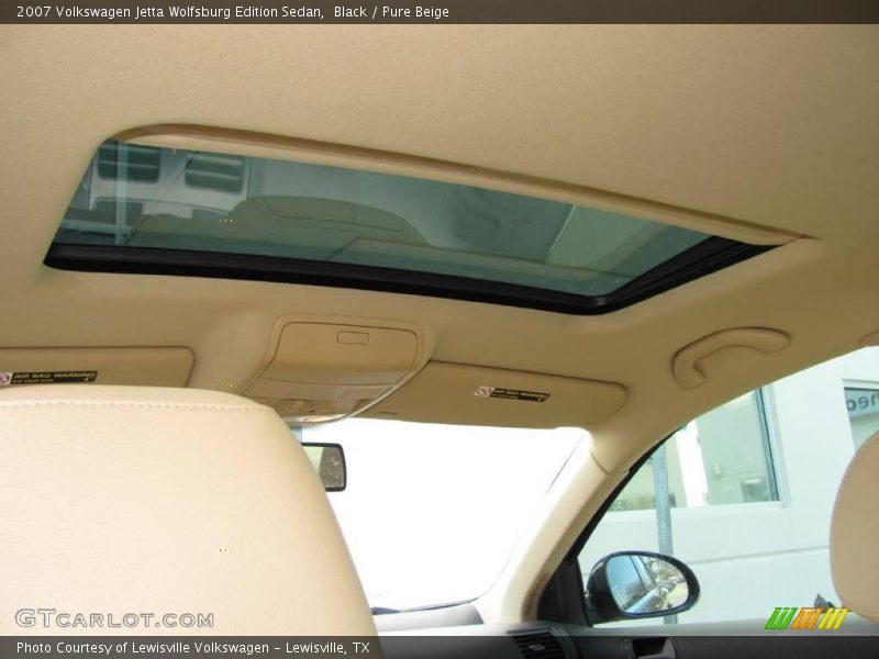 Black / Pure Beige 2007 Volkswagen Jetta Wolfsburg Edition Sedan