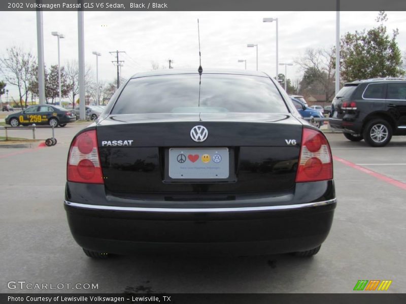 Black / Black 2002 Volkswagen Passat GLS V6 Sedan