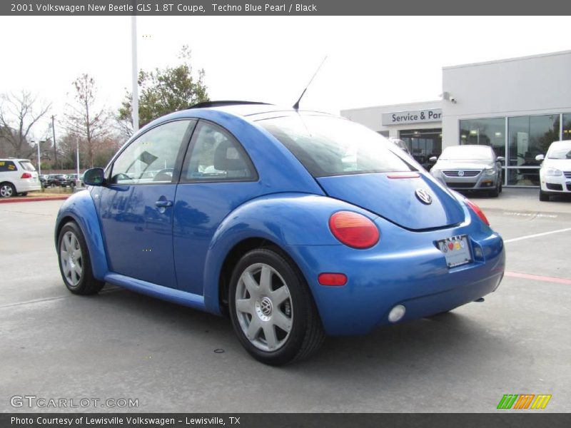 Techno Blue Pearl / Black 2001 Volkswagen New Beetle GLS 1.8T Coupe
