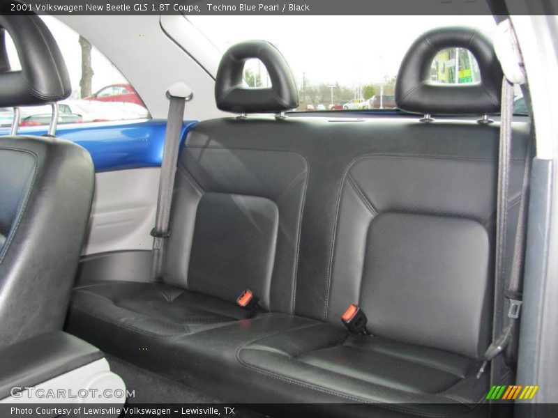 Techno Blue Pearl / Black 2001 Volkswagen New Beetle GLS 1.8T Coupe