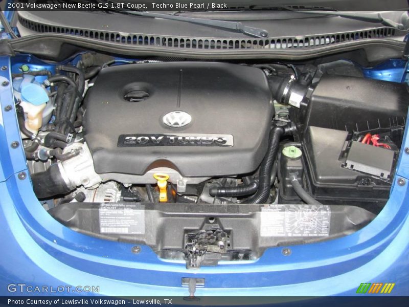 Techno Blue Pearl / Black 2001 Volkswagen New Beetle GLS 1.8T Coupe