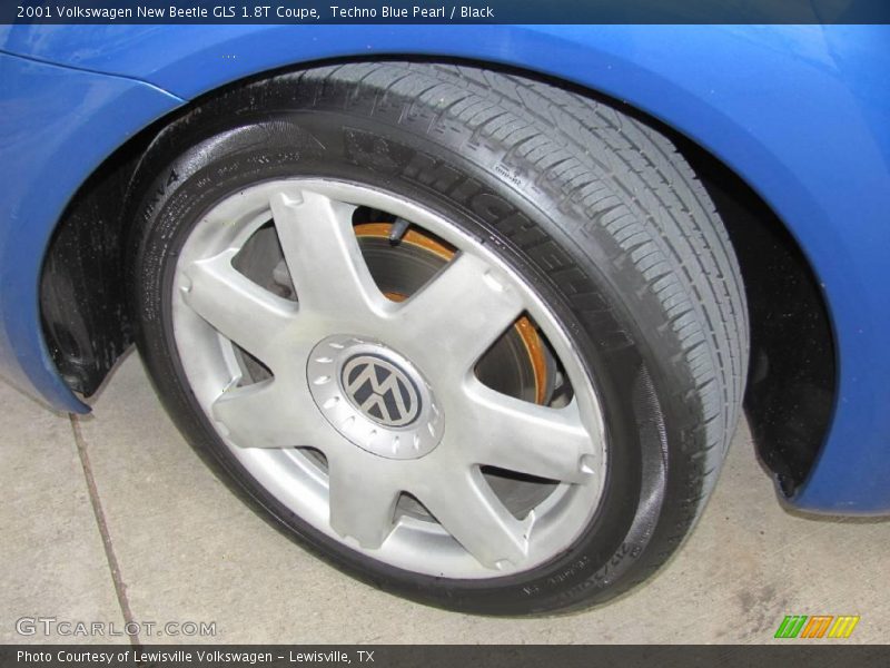 Techno Blue Pearl / Black 2001 Volkswagen New Beetle GLS 1.8T Coupe