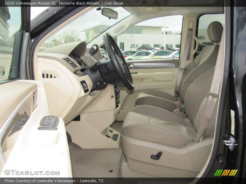 Nocturne Black Metallic / Gobi Beige 2009 Volkswagen Routan SE