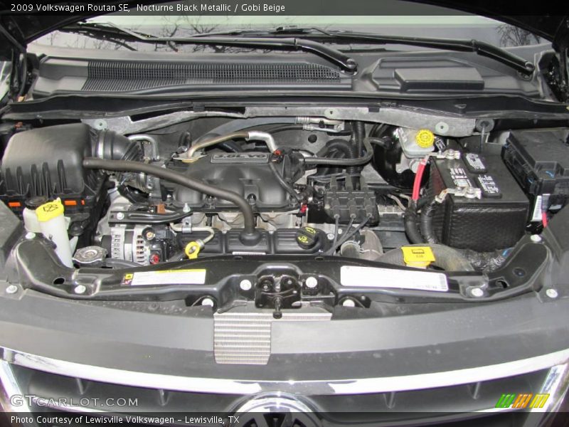 Nocturne Black Metallic / Gobi Beige 2009 Volkswagen Routan SE