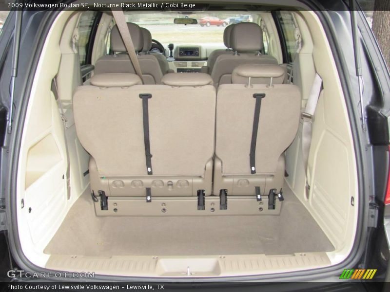 Nocturne Black Metallic / Gobi Beige 2009 Volkswagen Routan SE