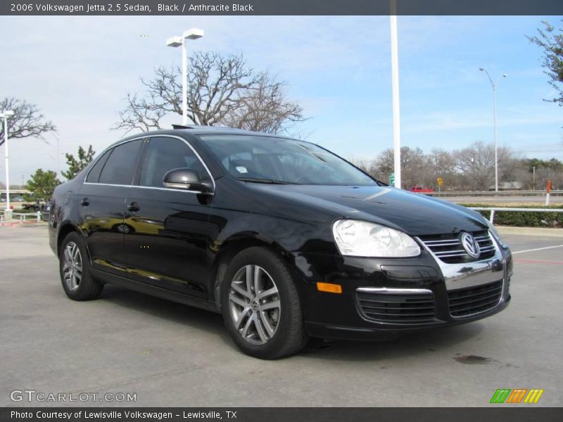 Black / Anthracite Black 2006 Volkswagen Jetta 2.5 Sedan