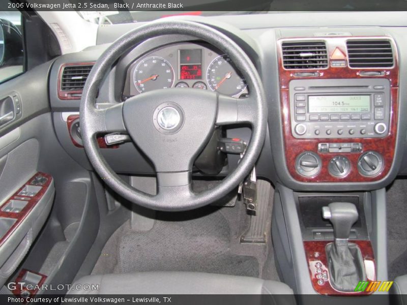 Black / Anthracite Black 2006 Volkswagen Jetta 2.5 Sedan