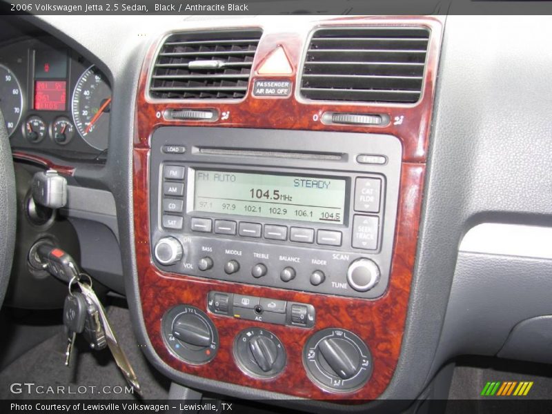 Black / Anthracite Black 2006 Volkswagen Jetta 2.5 Sedan