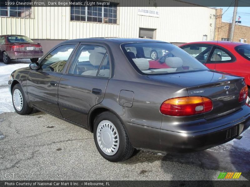 Dark Beige Metallic / Light Neutral 1999 Chevrolet Prizm