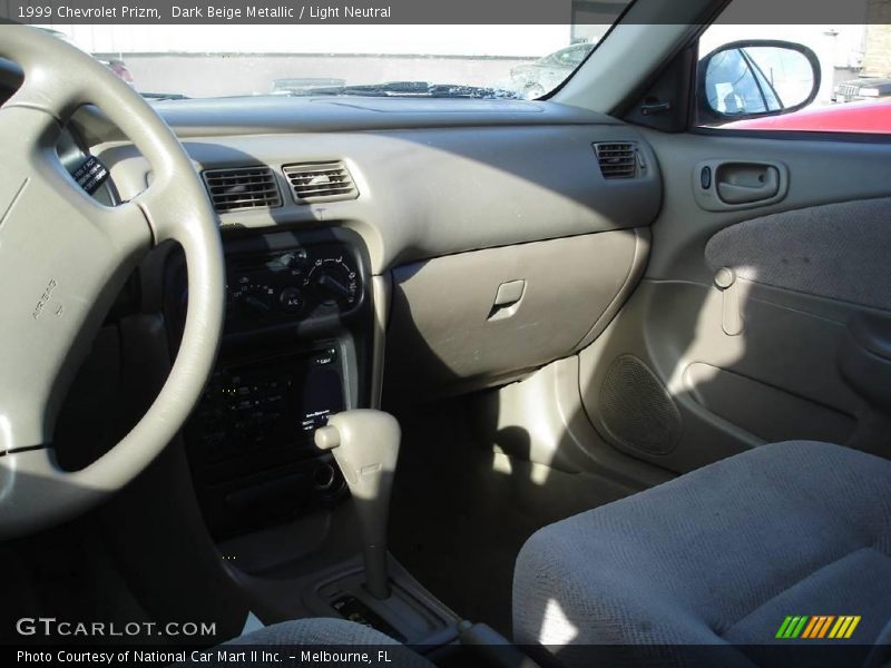Dark Beige Metallic / Light Neutral 1999 Chevrolet Prizm