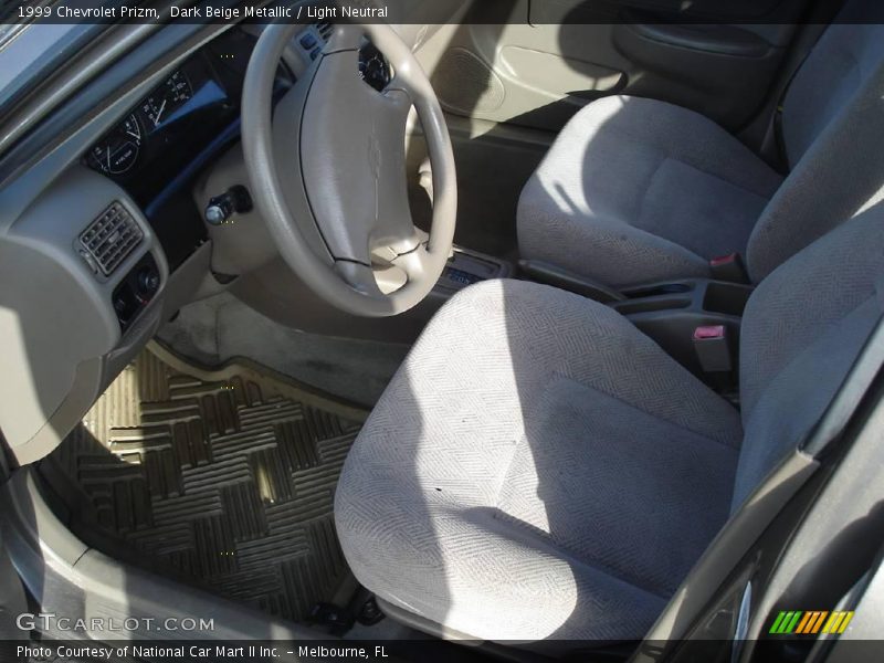 Dark Beige Metallic / Light Neutral 1999 Chevrolet Prizm