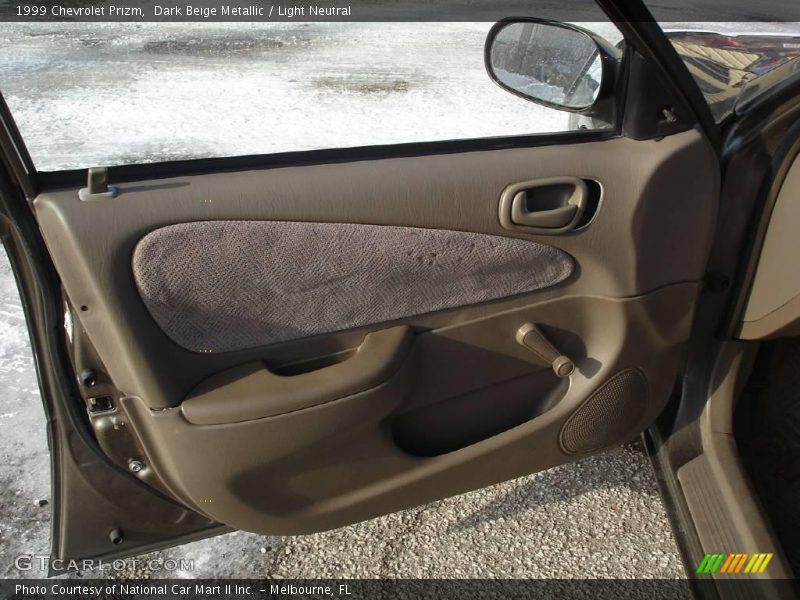 Dark Beige Metallic / Light Neutral 1999 Chevrolet Prizm