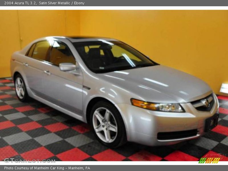 Satin Silver Metallic / Ebony 2004 Acura TL 3.2