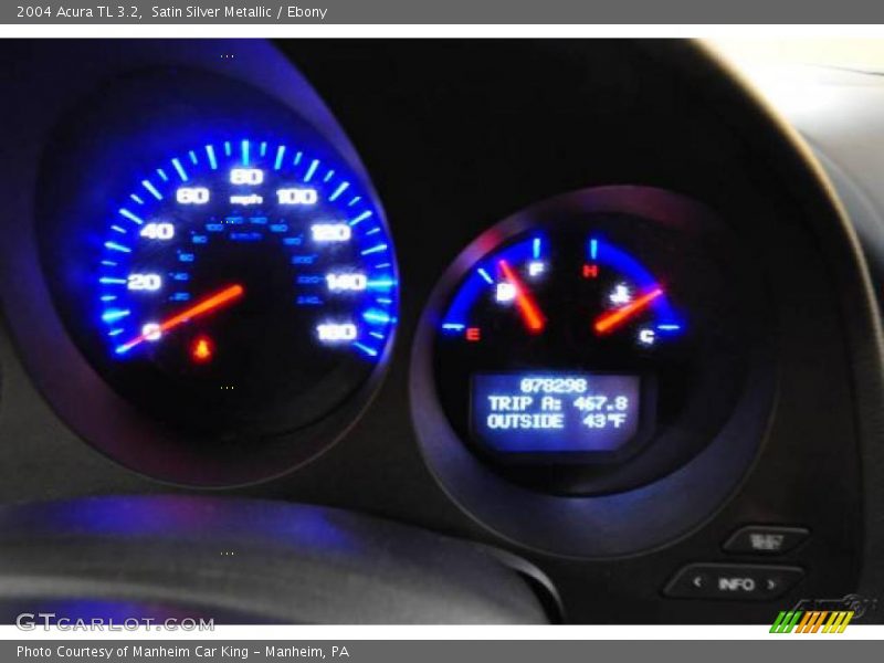 Satin Silver Metallic / Ebony 2004 Acura TL 3.2
