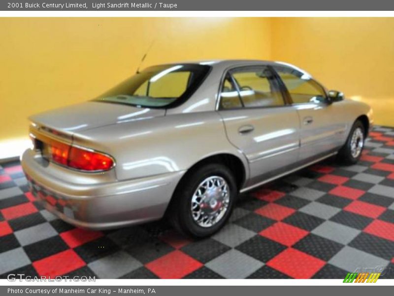 Light Sandrift Metallic / Taupe 2001 Buick Century Limited