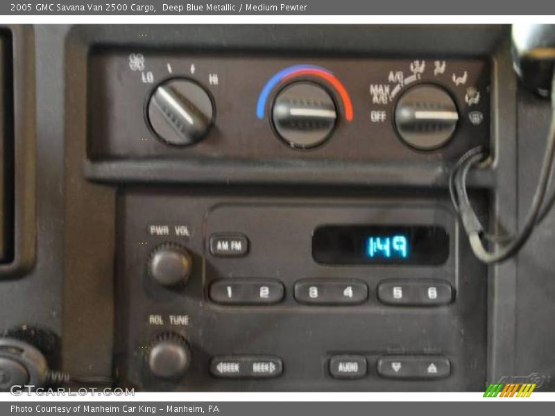 Deep Blue Metallic / Medium Pewter 2005 GMC Savana Van 2500 Cargo