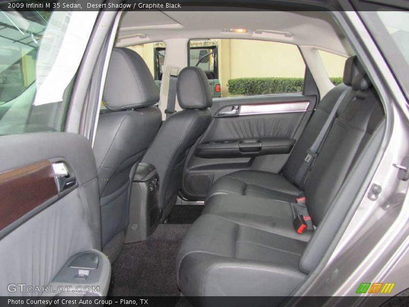 Desert Shadow / Graphite Black 2009 Infiniti M 35 Sedan