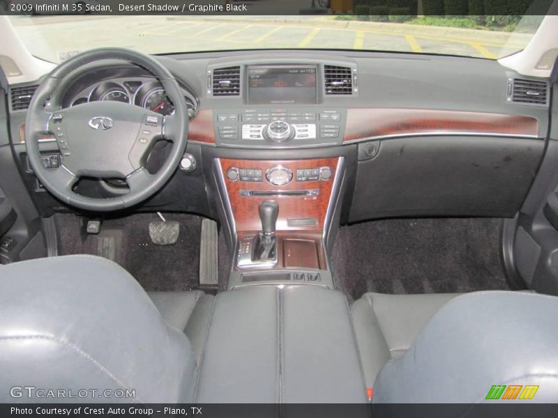 Desert Shadow / Graphite Black 2009 Infiniti M 35 Sedan