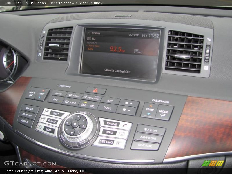 Desert Shadow / Graphite Black 2009 Infiniti M 35 Sedan