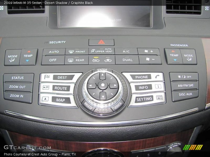 Desert Shadow / Graphite Black 2009 Infiniti M 35 Sedan