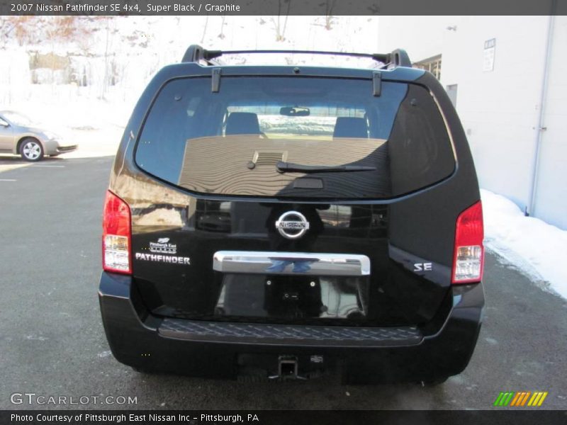 Super Black / Graphite 2007 Nissan Pathfinder SE 4x4