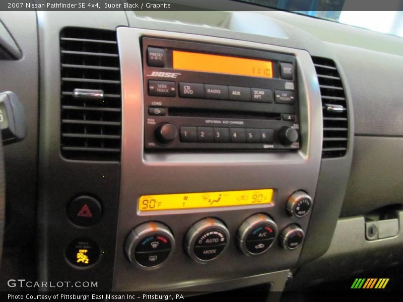Super Black / Graphite 2007 Nissan Pathfinder SE 4x4