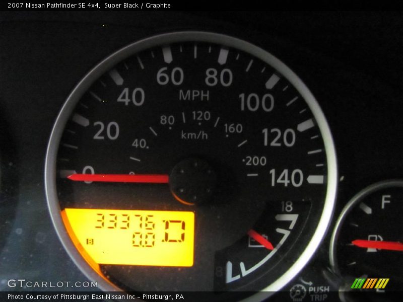Super Black / Graphite 2007 Nissan Pathfinder SE 4x4