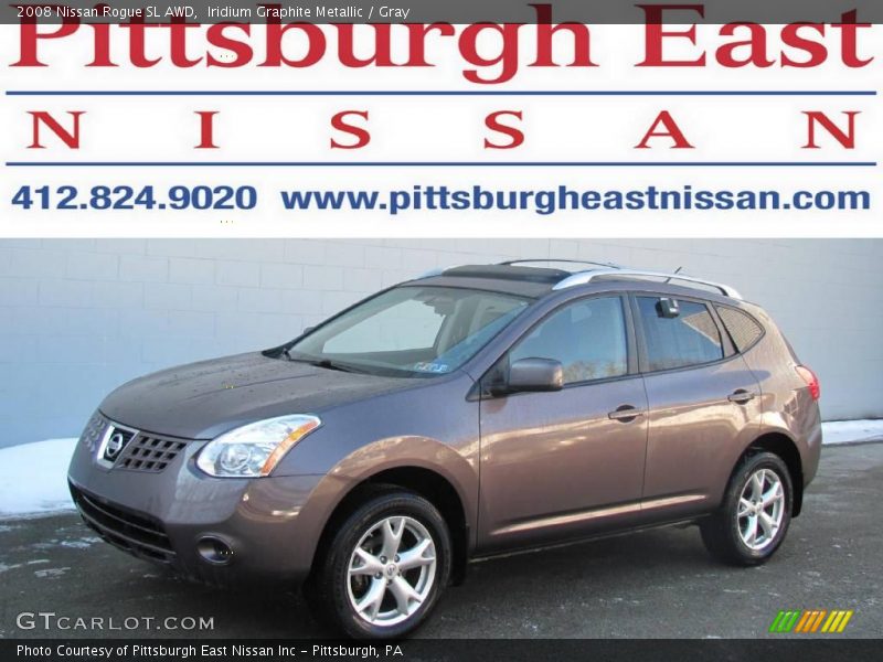 Iridium Graphite Metallic / Gray 2008 Nissan Rogue SL AWD