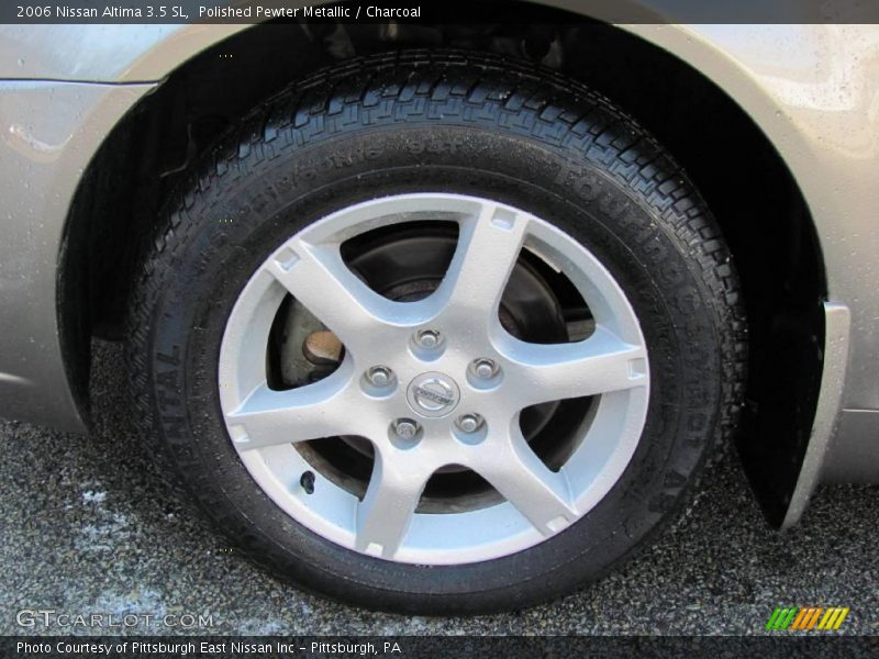 Polished Pewter Metallic / Charcoal 2006 Nissan Altima 3.5 SL