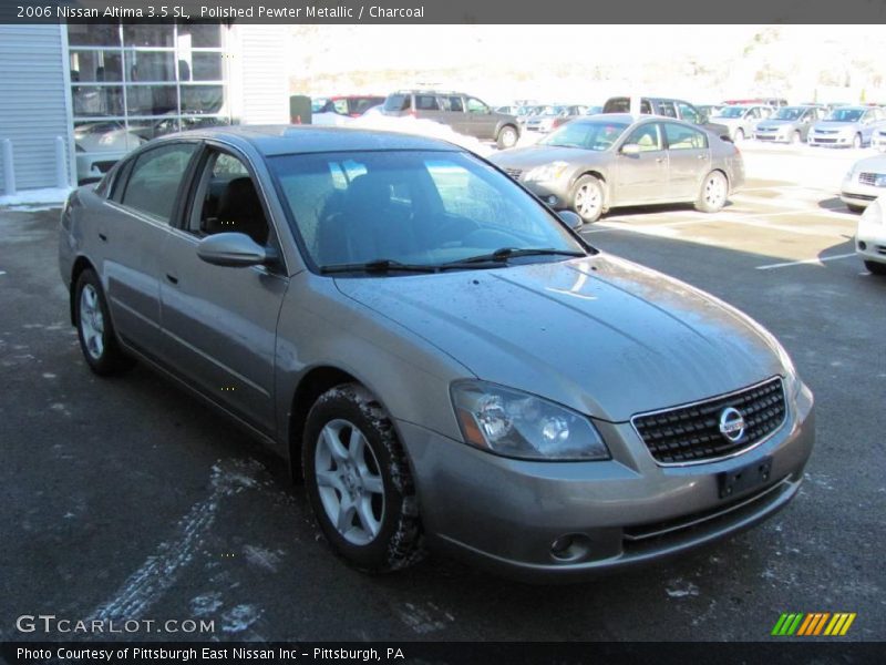 Polished Pewter Metallic / Charcoal 2006 Nissan Altima 3.5 SL