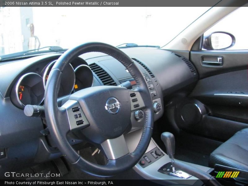 Polished Pewter Metallic / Charcoal 2006 Nissan Altima 3.5 SL