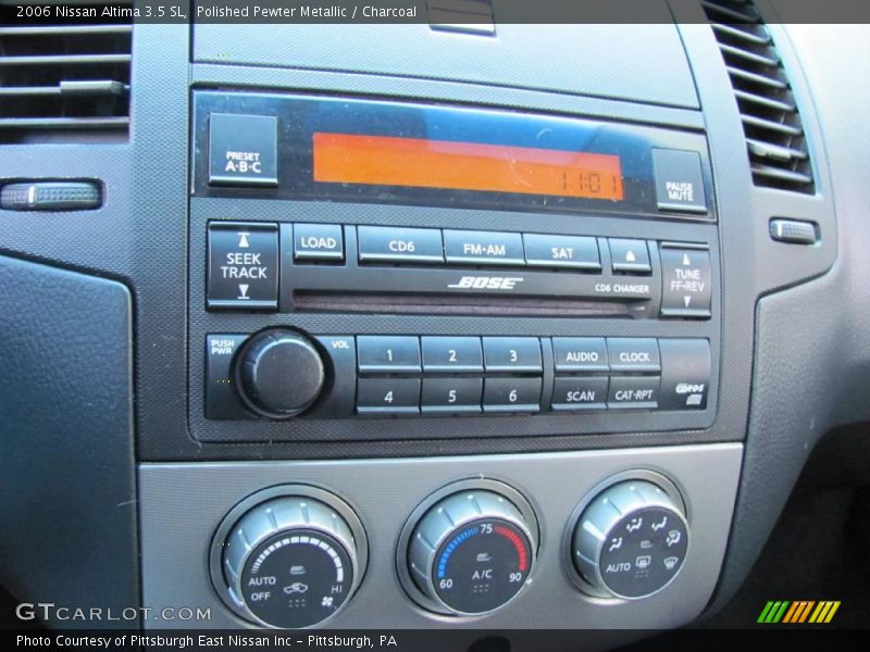 Polished Pewter Metallic / Charcoal 2006 Nissan Altima 3.5 SL