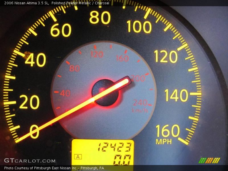 Polished Pewter Metallic / Charcoal 2006 Nissan Altima 3.5 SL