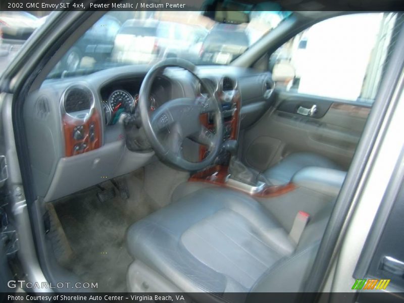 Pewter Metallic / Medium Pewter 2002 GMC Envoy SLT 4x4