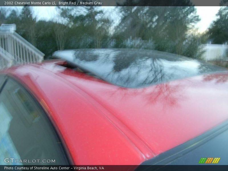 Bright Red / Medium Gray 2002 Chevrolet Monte Carlo LS
