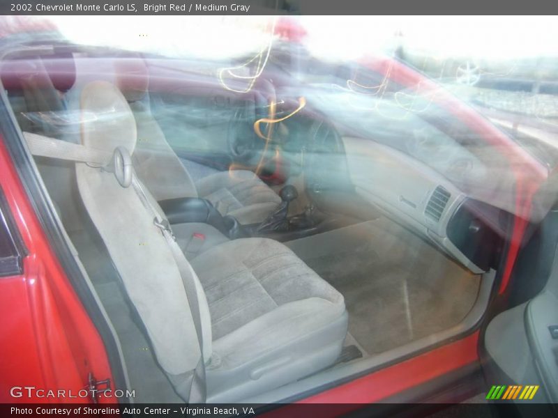 Bright Red / Medium Gray 2002 Chevrolet Monte Carlo LS