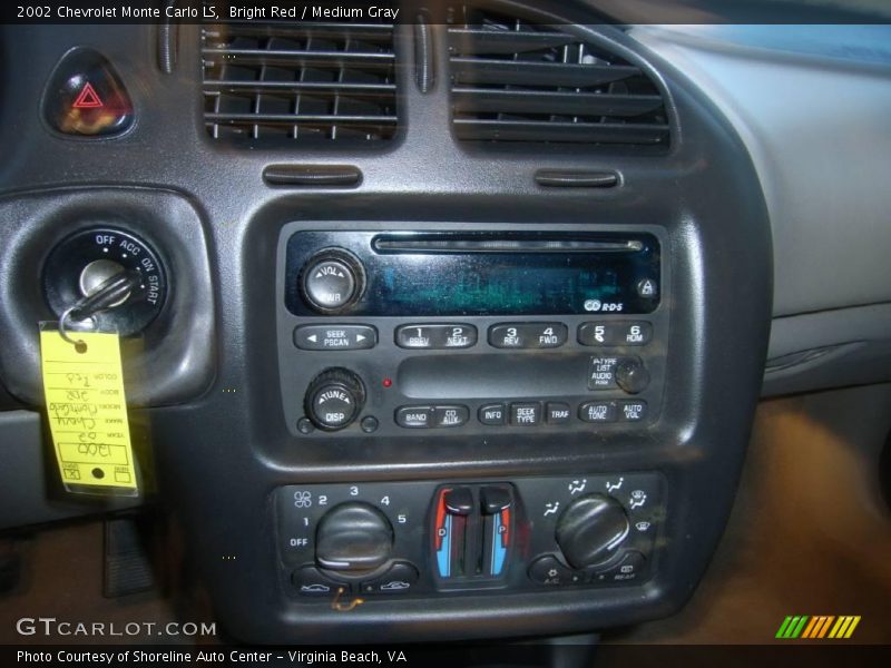 Bright Red / Medium Gray 2002 Chevrolet Monte Carlo LS